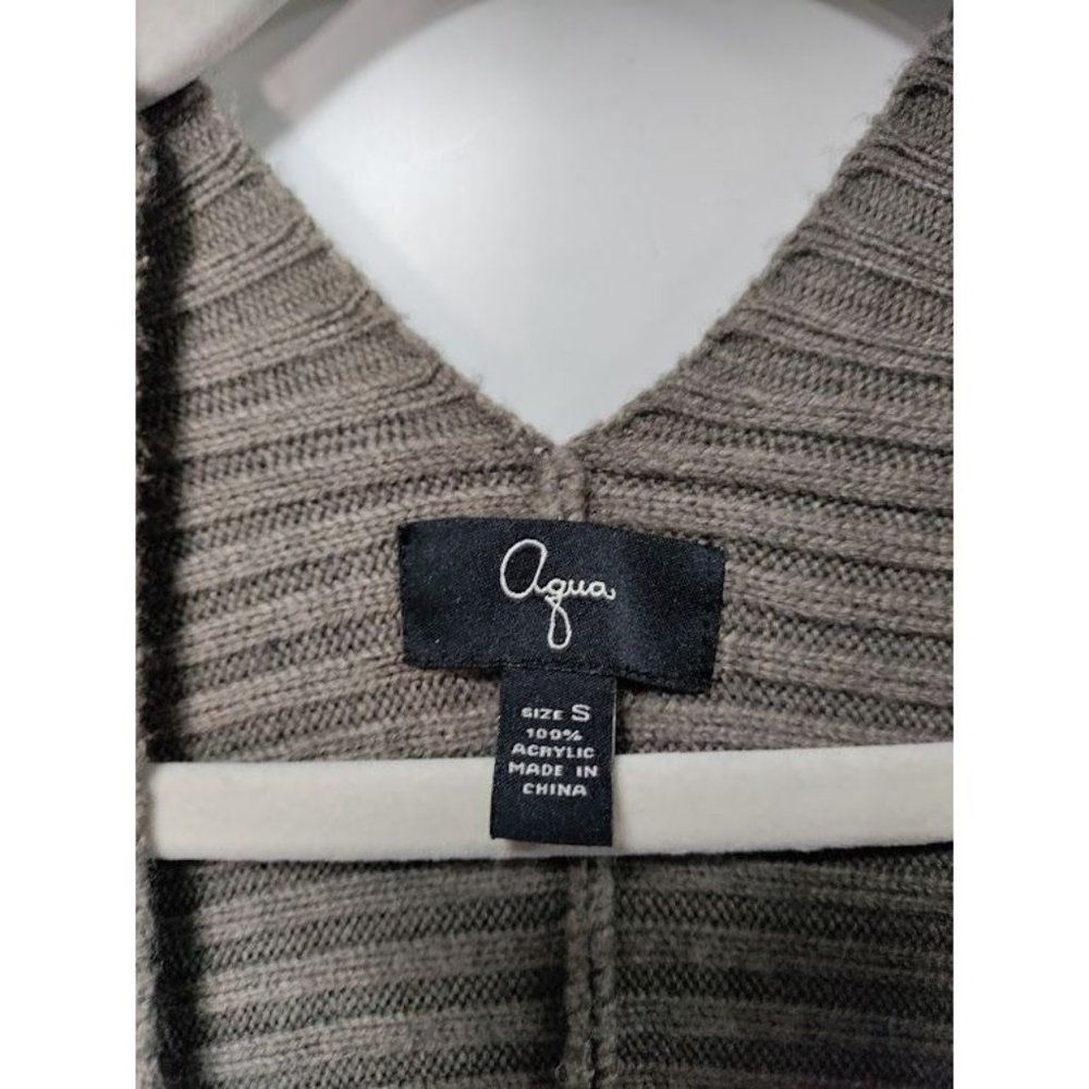 Aqua Open Longline Open Cardigan S/M - Picture 3 of 11